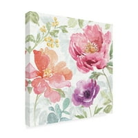 Wynwood Studio Floral and Botanical Wall Art Canvas Prints 'LV Garden'  Florals - Pink, Green